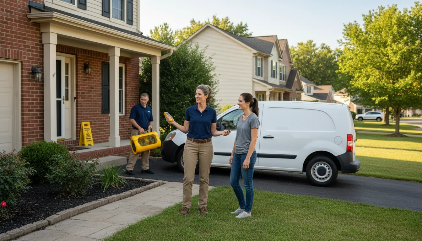 Residential water damage restoration in Westfield, ME